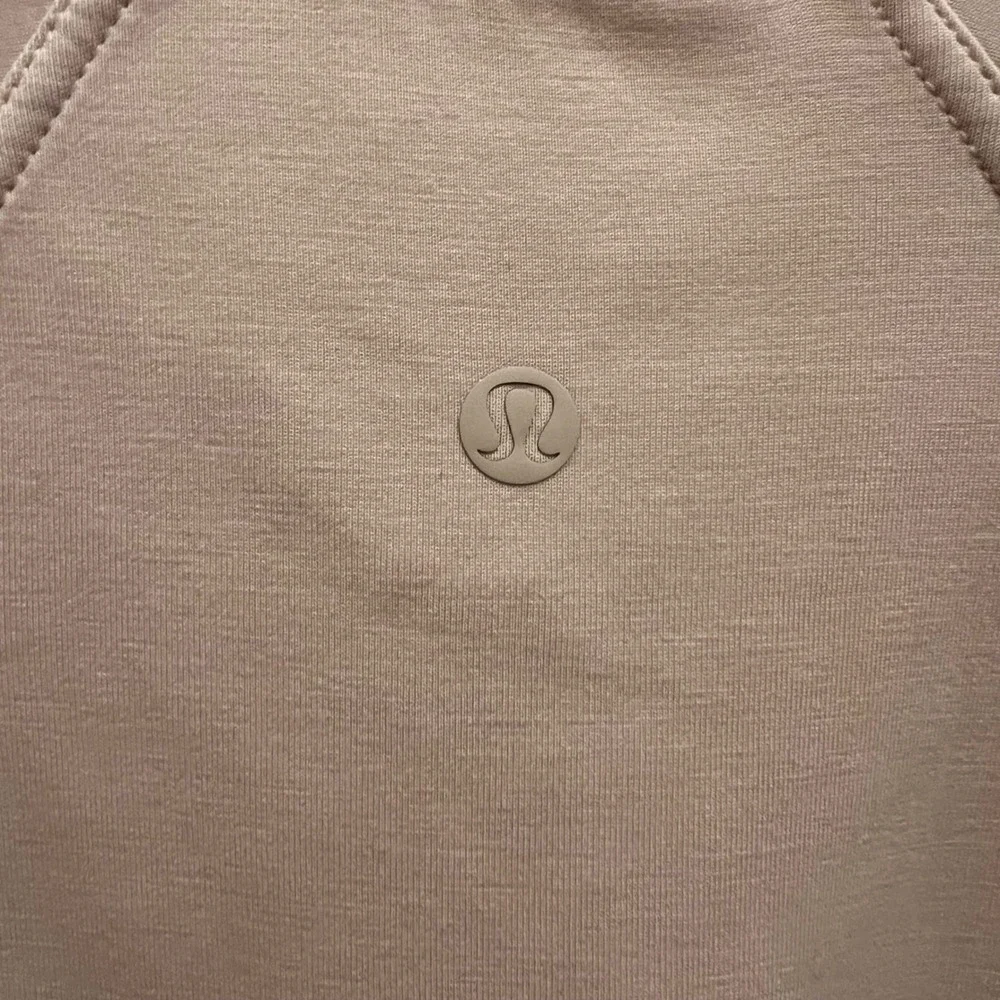 Lululemon Softstreme Ribbed Hem‎ Pullover Sweatshirt Size 6 Ivory Athleisure